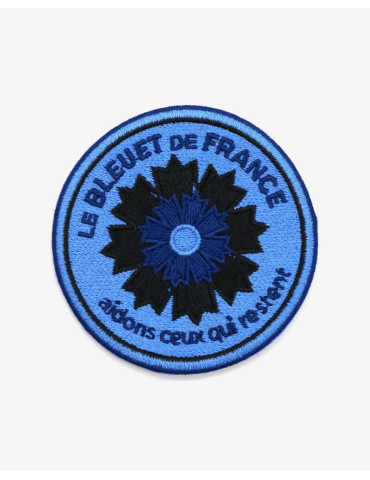 Patch brodé Armée de l'Air et de l'Espace x Bleuet de France