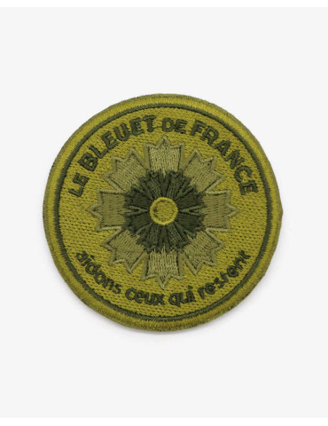 Patch brodé Armée de terre x Bleuet de France