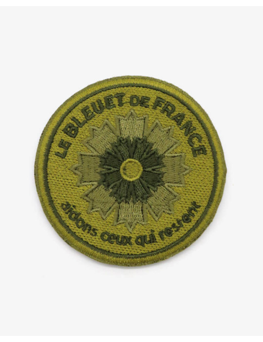 Patch brodé Armée de terre x Bleuet de France