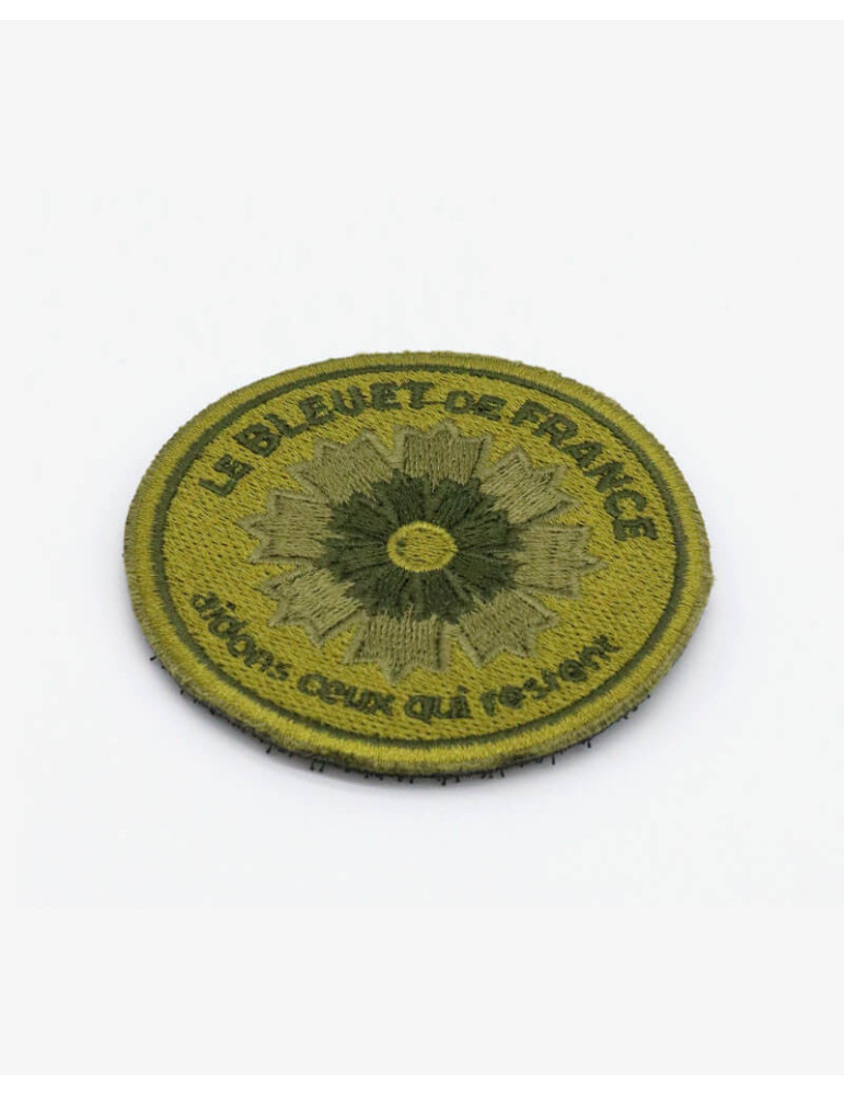 Patch brodé Armée de terre x Bleuet de France