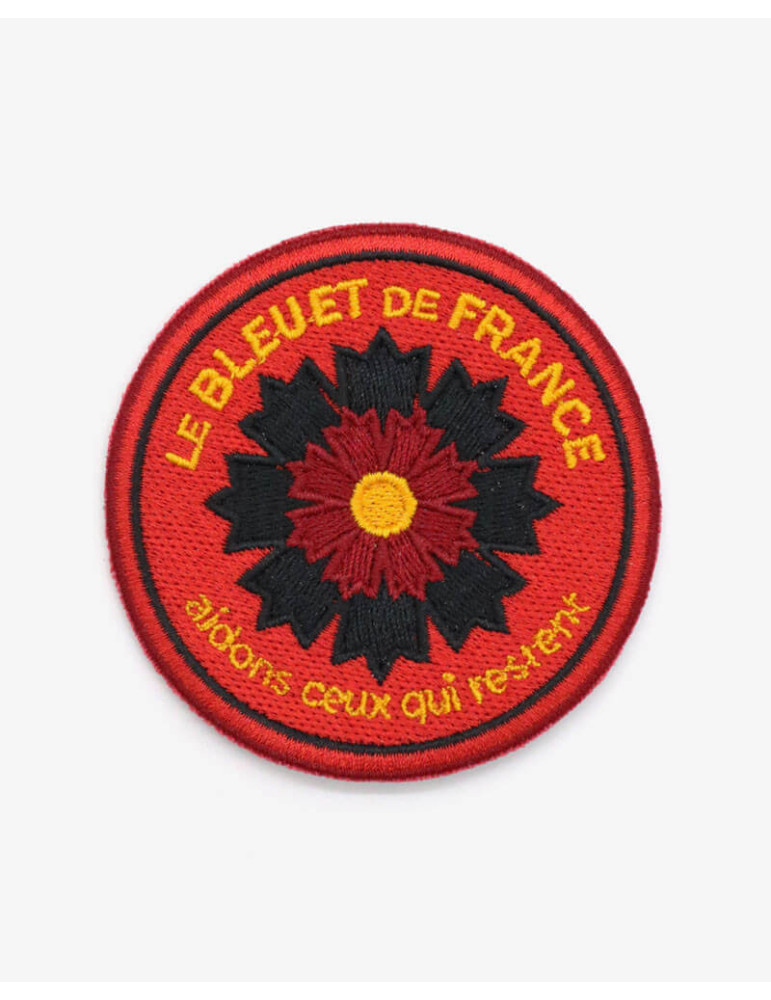 Patch brodé Sapeur-Pompier x Bleuet de France