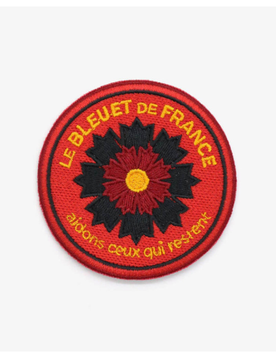 Patch brodé Sapeur-Pompier x Bleuet de France