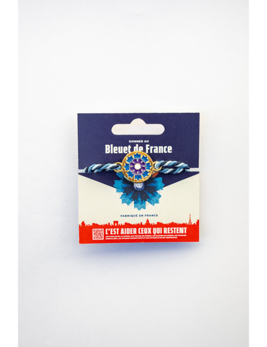 Boutique Bleuet de France - Bracelet argenté Bleuet de France