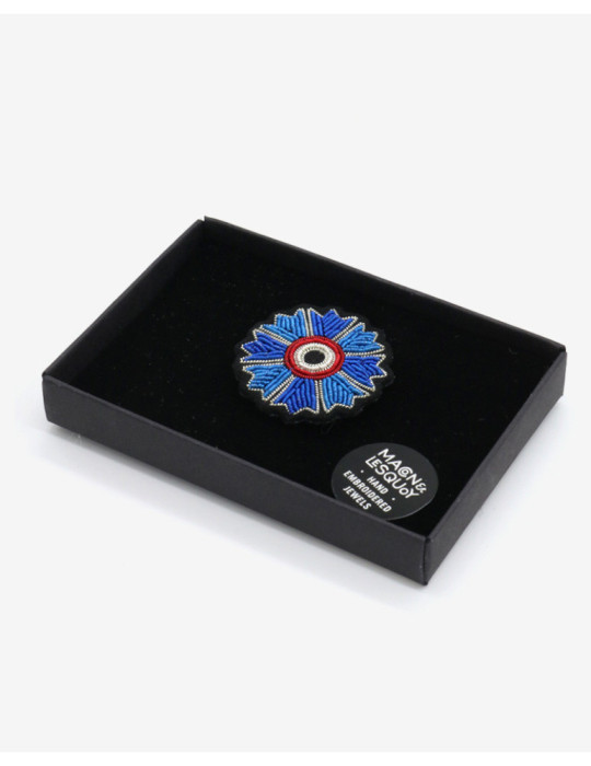 Broche Cocarde Bleuet de France x Macon & Lesquoy