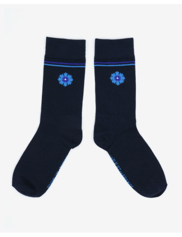 Chaussettes Bleuet de France x Maison Broussaud