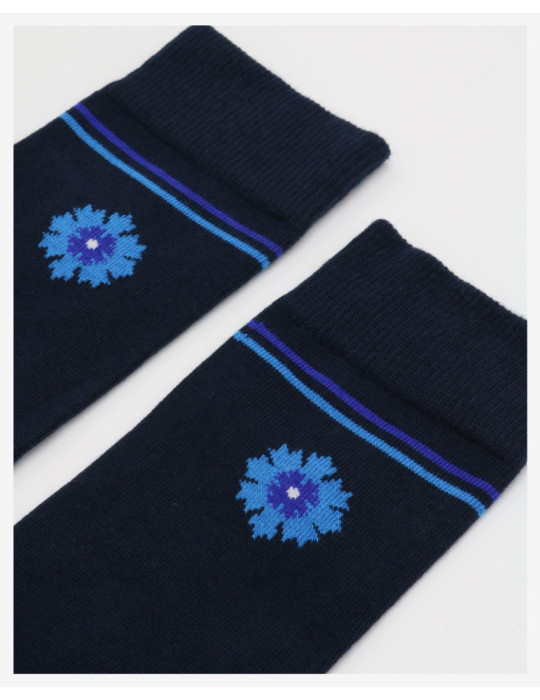 Chaussettes Bleuet de France x Maison Broussaud