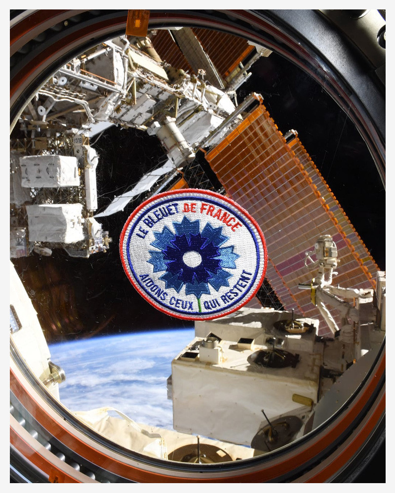 Patch brodé Bleuet de France