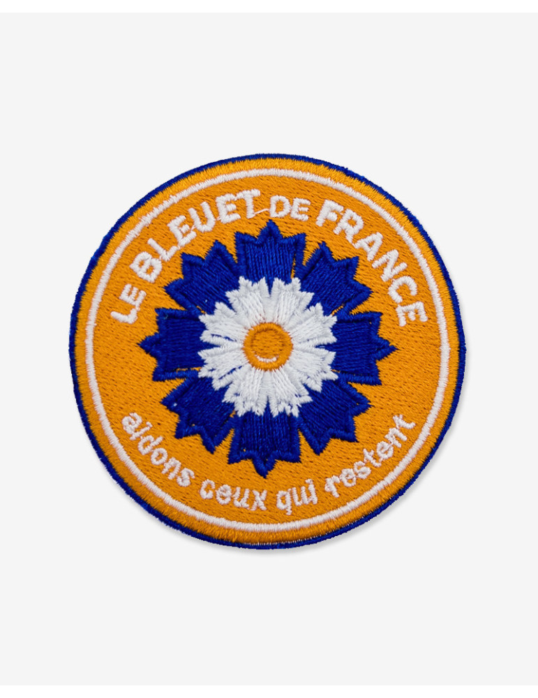 Patch brodé Protection Civile - Bleuet de France