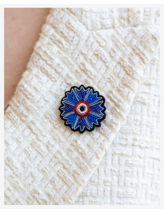 Broche Cocarde Bleuet de France x Macon & Lesquoy