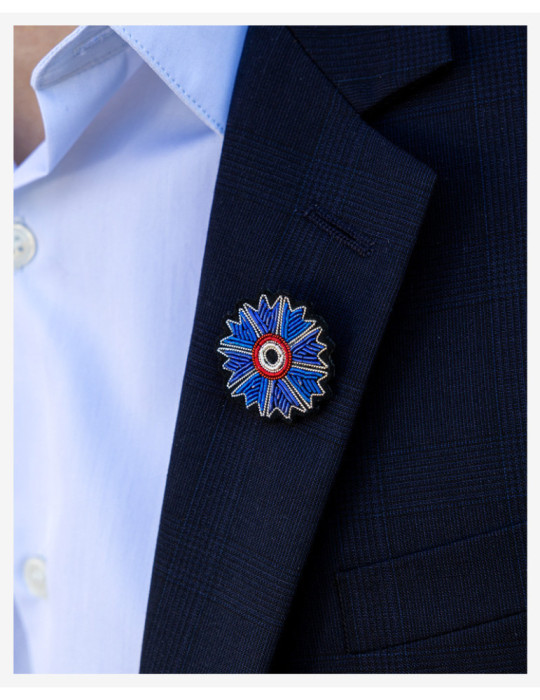 Broche Cocarde Bleuet de France x Macon & Lesquoy