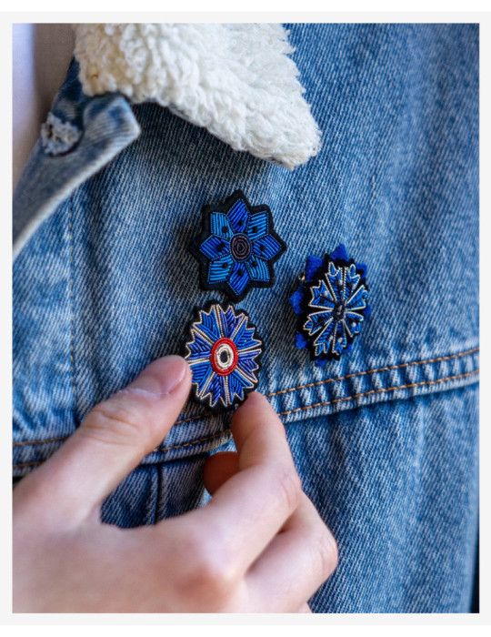 Boutique Bleuet de France - Broche Bleuet de France x Macon & Lesquoy