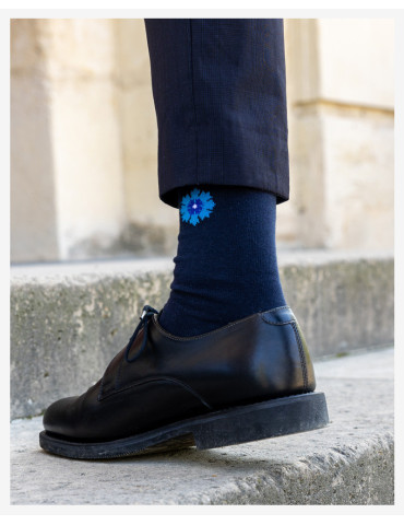 Chaussettes Bleuet de France x Maison Broussaud 2