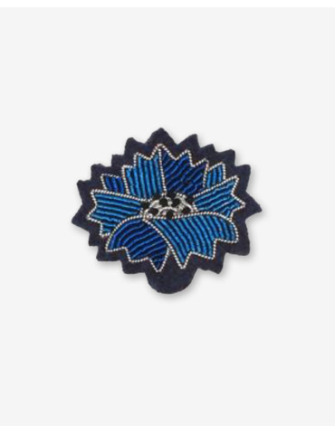 Broche brodée 80 ans Libération de la France