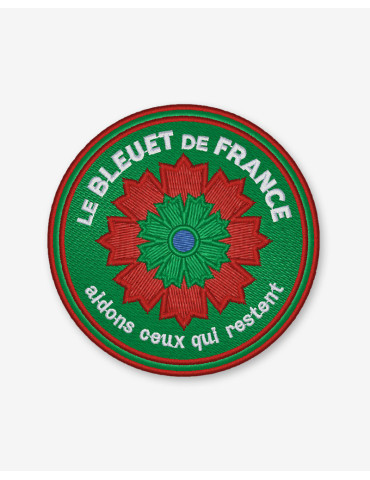 Patch brodé Service de l’énergie opérationnelle x Bleuet de France
