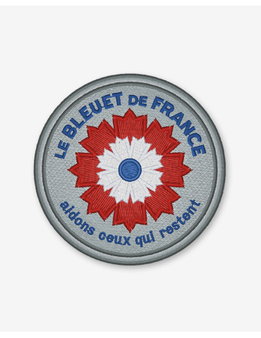 Patch brodé Police Nationale x Bleuet de France