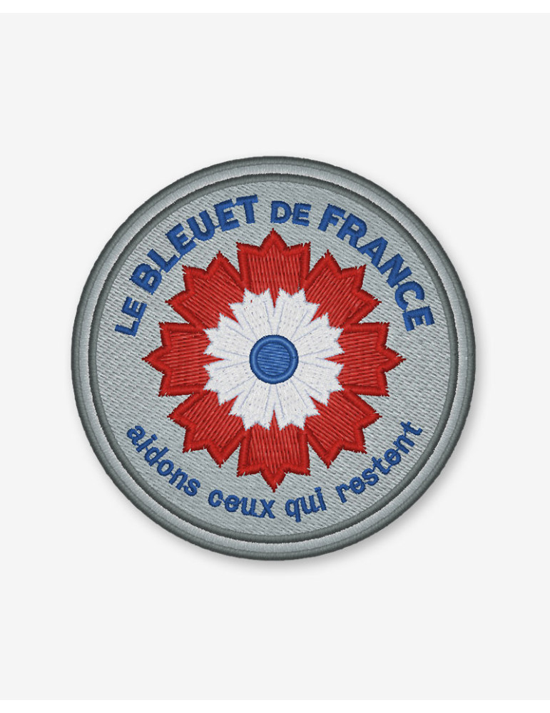 Patch brodé Police Nationale x Bleuet de France