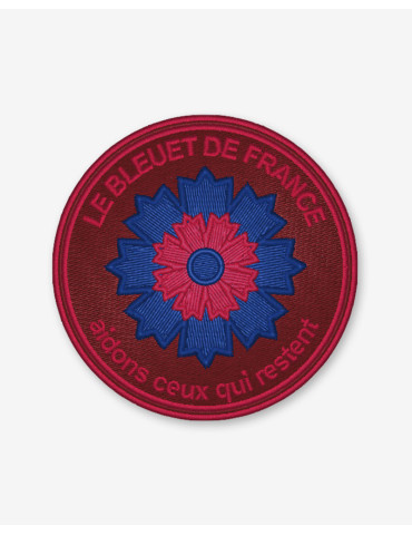 Patch brodé Service de santé des armées x Bleuet de France