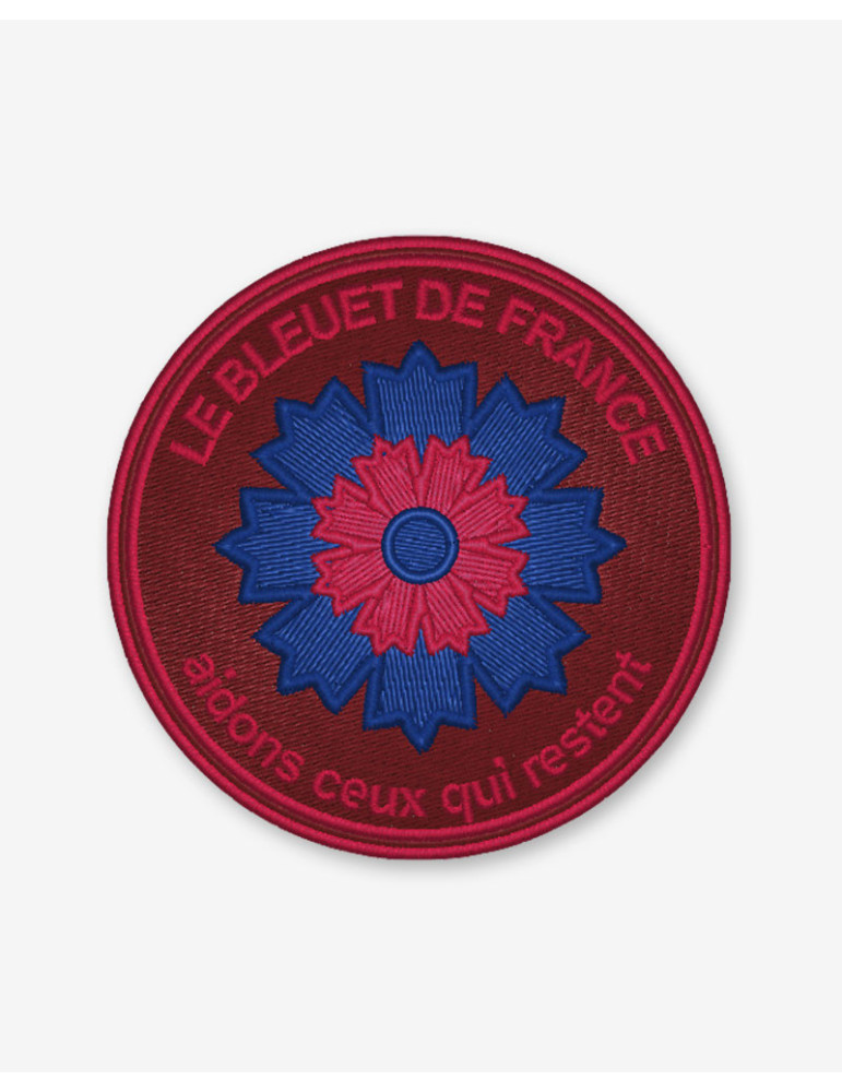 Patch brodé Service de santé des armées x Bleuet de France