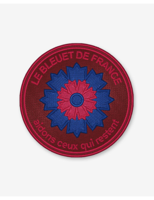 Patch brodé Service de santé des armées x Bleuet de France