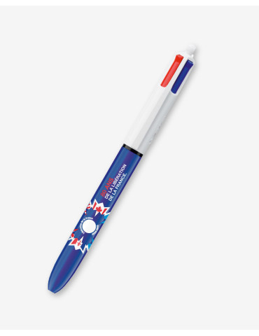 Boutique Bleuet de France - Stylo BIC® 4 couleurs du Bleuet de France